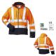 Warnschutz-Softshell Jacke fluoreszierend orange mit Kapuze - Gr. M im Onlineshop f�r Warnschutzbekleidung